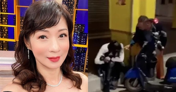 Nu dien vien On Thuy Binh bi chong danh giua pho hinh anh