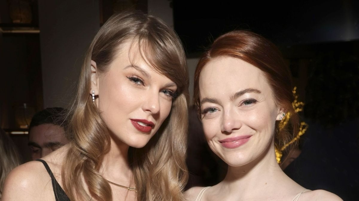 Emma Stone hoi han vi dua cot ve Taylor Swift hinh anh