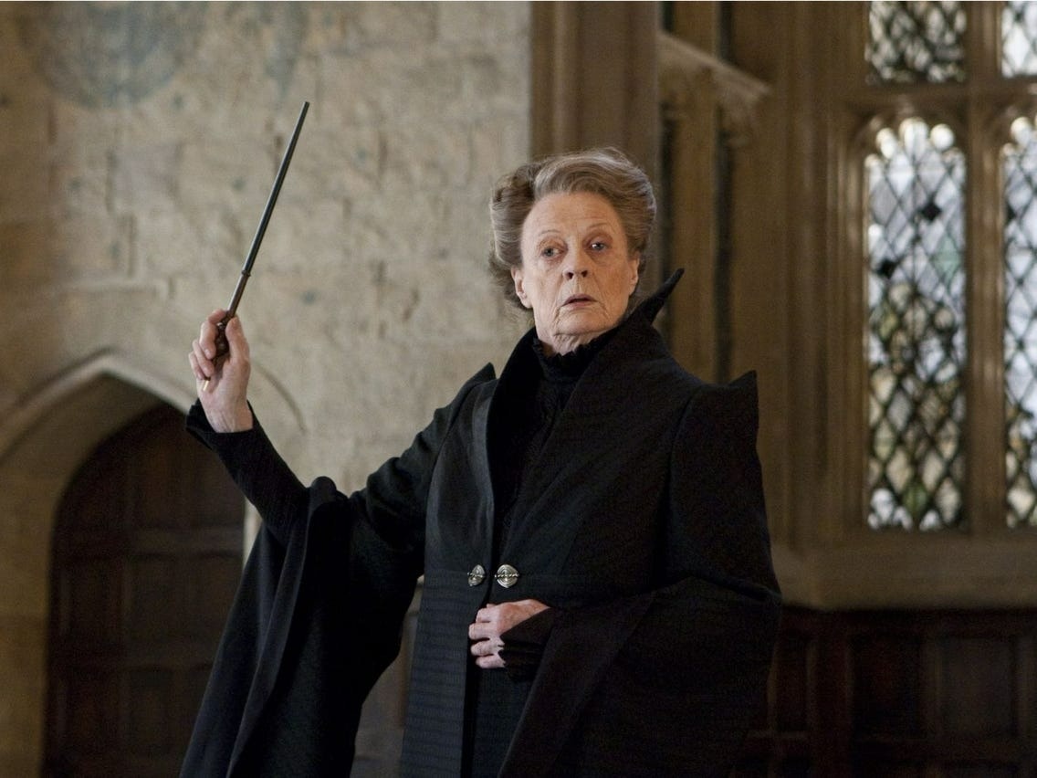 McGonagall,  Harry Potter,  Maggie Smith anh 1