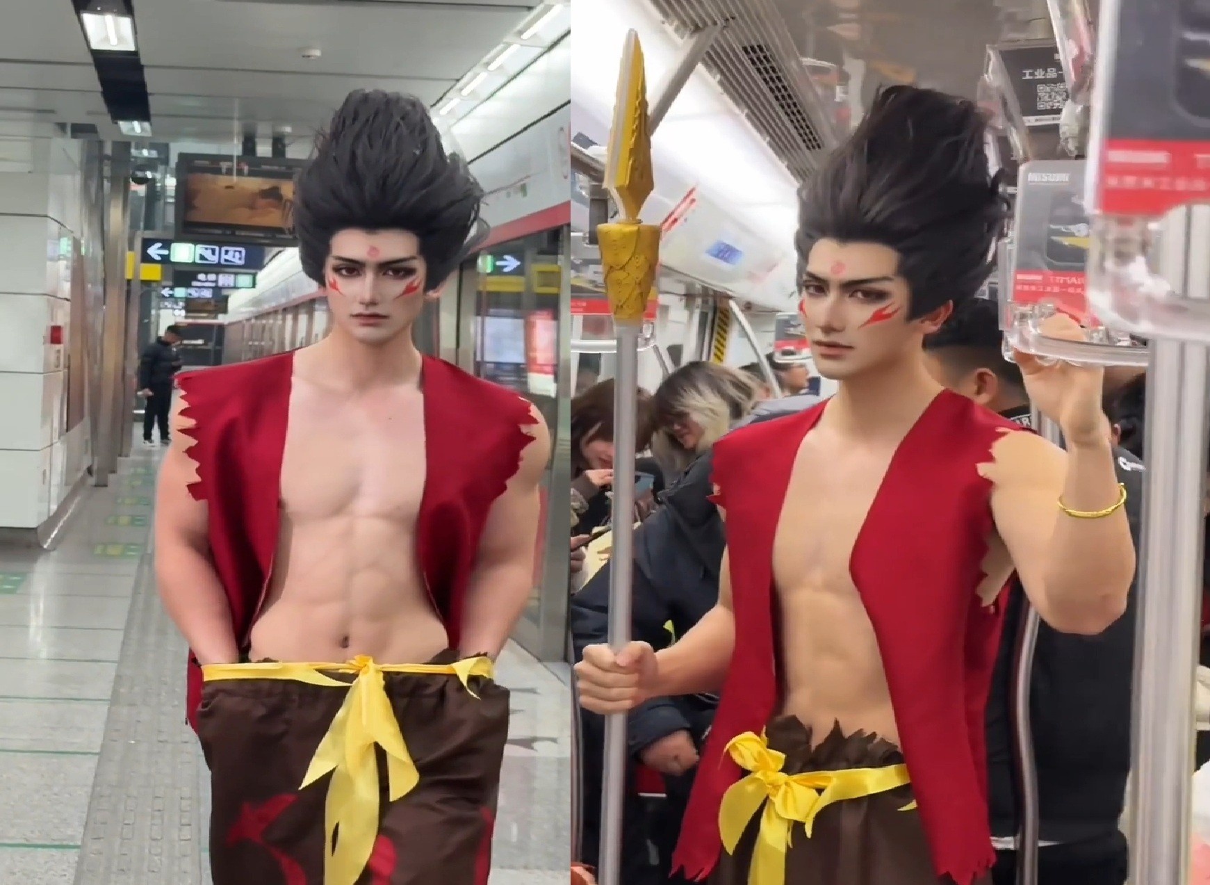 Chang trai hoa trang thanh Na Tra gay sot hinh anh