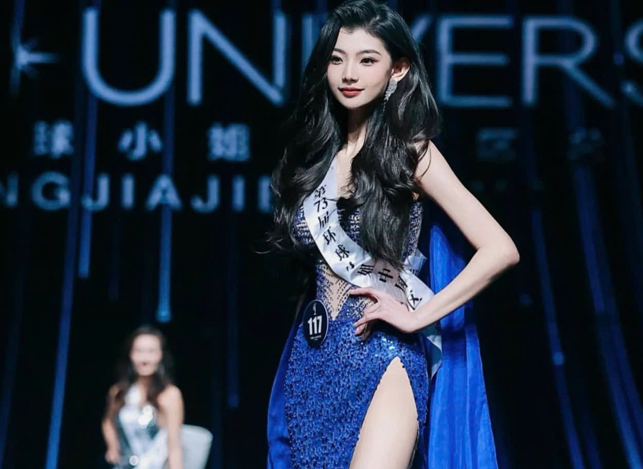 Co gai cao 1,83 m la tan hoa hau Trung Quoc hinh anh