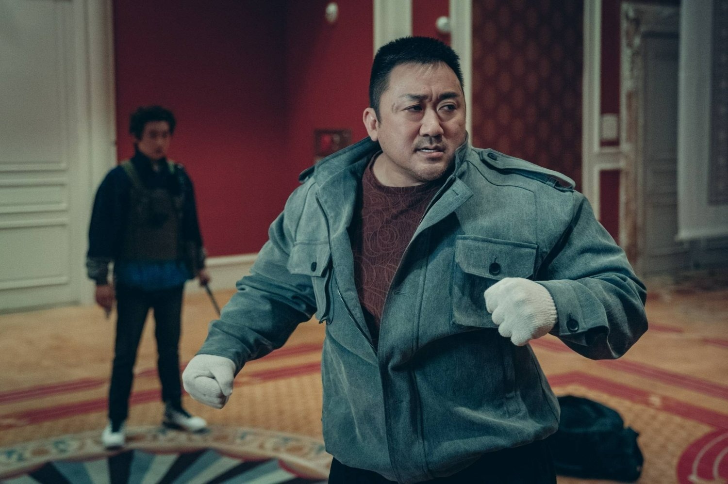 Ma Dong Seok,  Seo Hyun,  David Lee anh 3