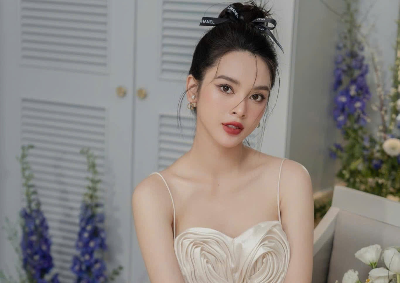 Quynh Luong buc xuc ve chong cu hinh anh