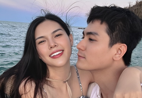 Ngoc Trinh va ban trai thoi con man nong hinh anh