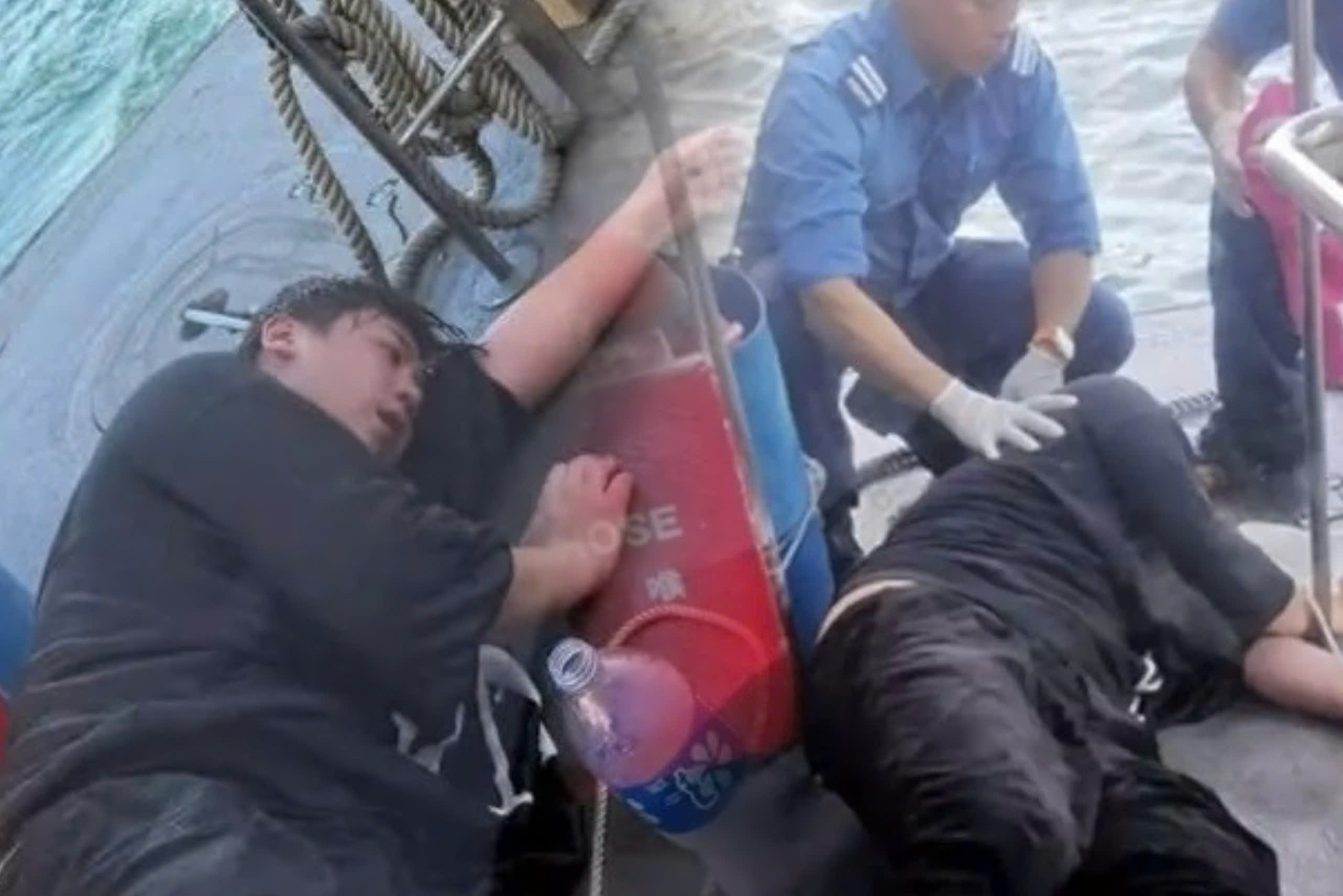 Nhan chung ke lai vu giai cuu Khuong Dao roi xuong bien hinh anh