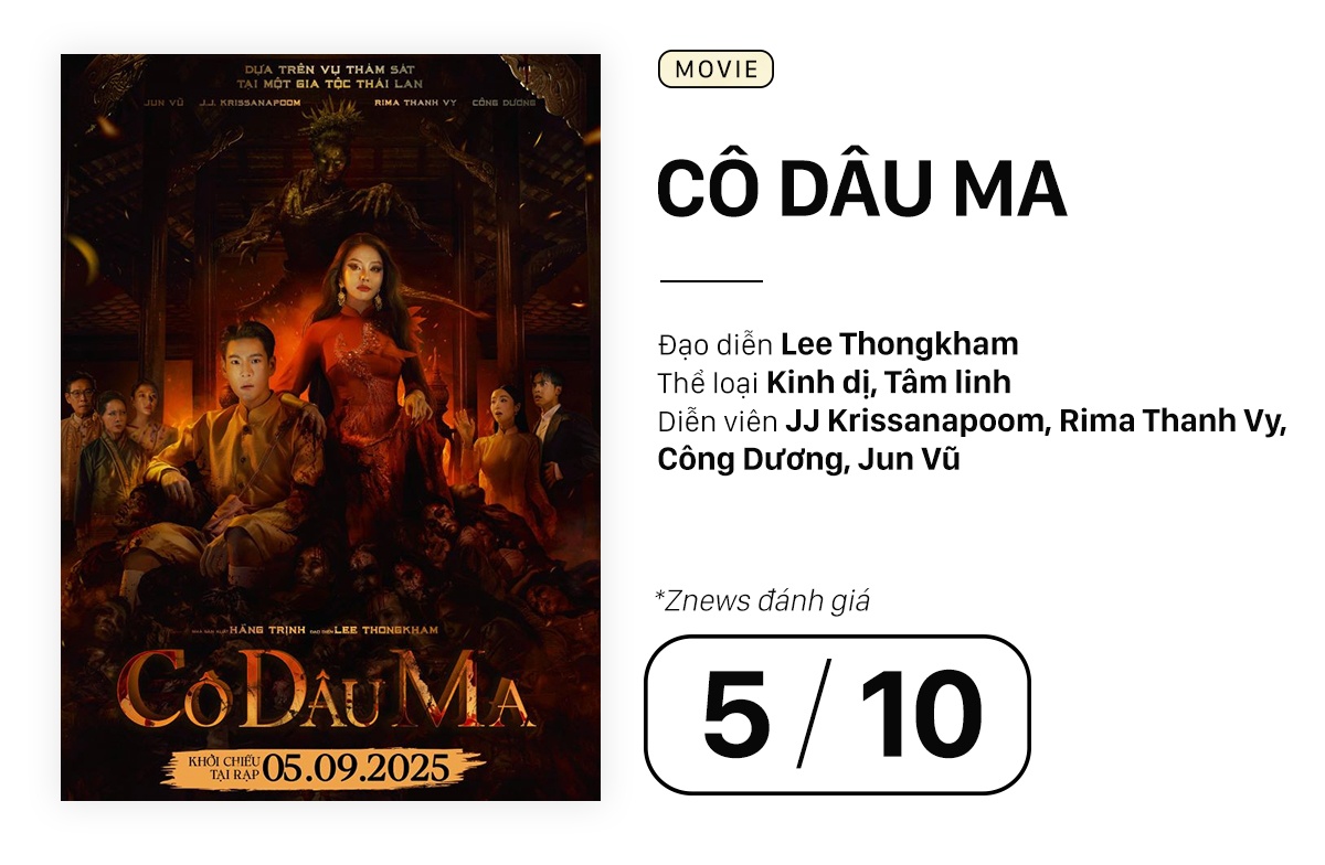 Rima Thanh Vy đuối sức ở 'Cô dâu ma'