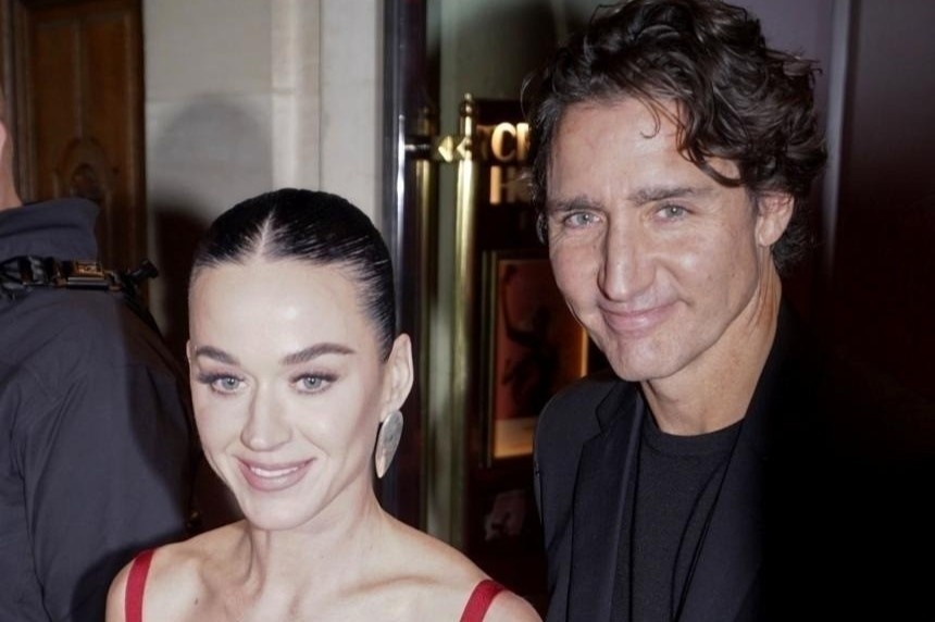 Phan ung cua vo cu khi cuu Thu tuong Canada hen ho Katy Perry hinh anh
