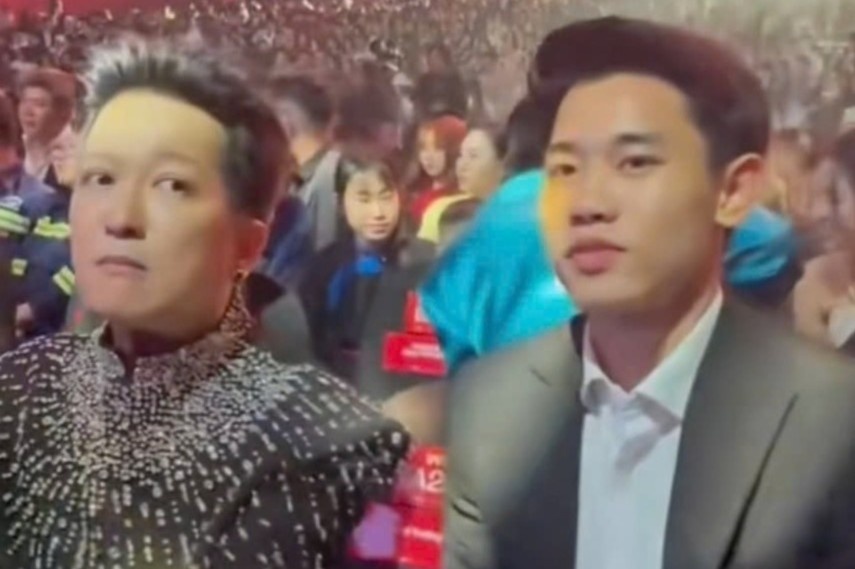 Xon xao khoanh khac Truong Giang khuyen Dinh Bac 'bot di su kien' hinh anh