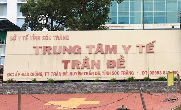 Tam giam mot pho phong cua trung tam y te o Soc Trang hinh anh
