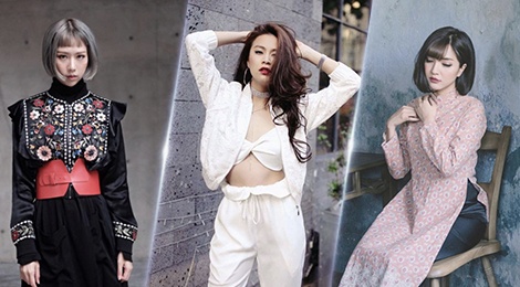 Bien hoa phong cach thoi trang nhu 3 nu ca si trong lang giai tri Viet hinh anh