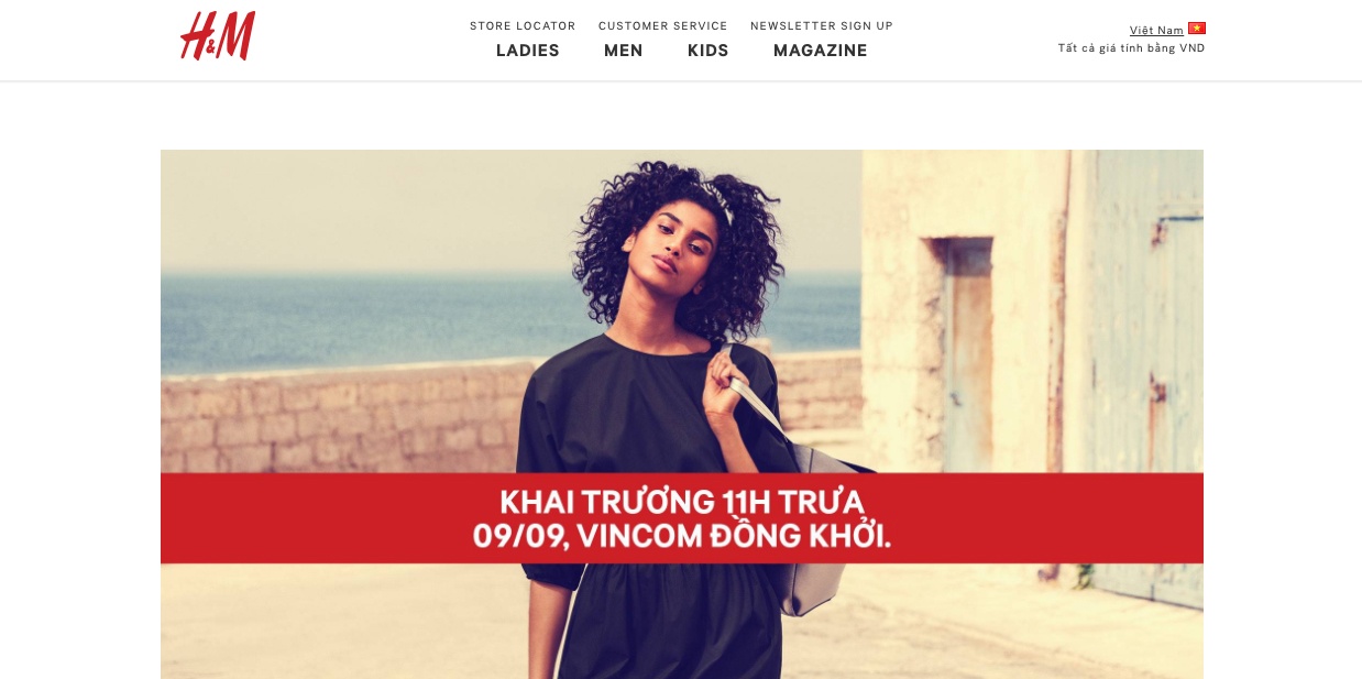 H&M ra mắt thị trường thời trang Việt Nam ảnh 1 H&M ra mat thi truong thoi trang Viet Nam anh 1