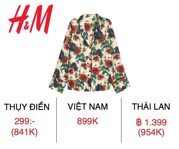 So sanh gia cua H&M tren the gioi anh 2