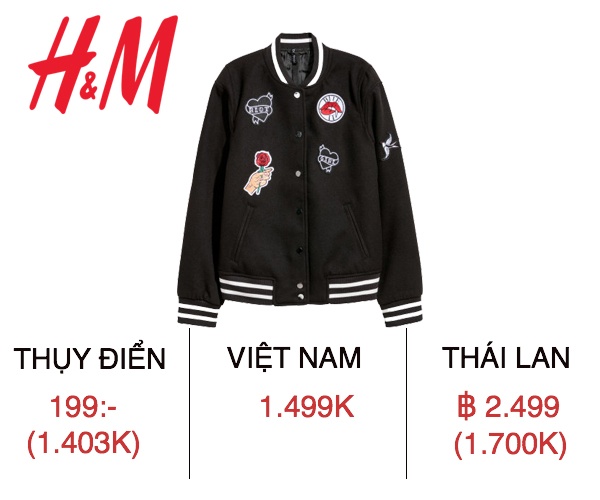 So sanh gia cua H&M tren the gioi anh 7