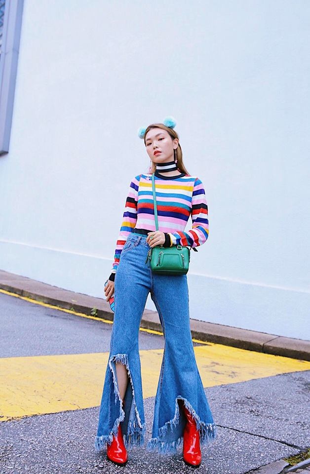 Bi quyet dien trang phuc cuoi tuan nhu dan tin do thoi trang Viet anh 6