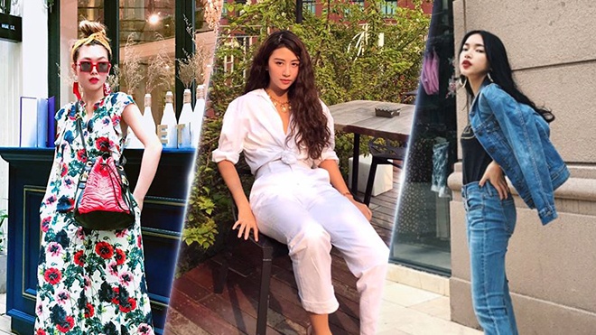 Quynh Anh Shyn, Chau Bui dien street style thoi thuong nhat tuan qua hinh anh