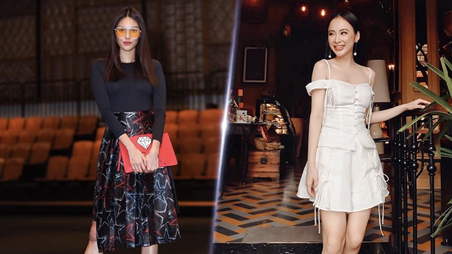 Lan Khue, Angela Phuong Trinh dien dam xuong pho tuan qua hinh anh