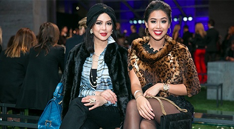 Em chong Ha Tang ngoi hang ghe dau loat show dien thoi trang quoc te hinh anh