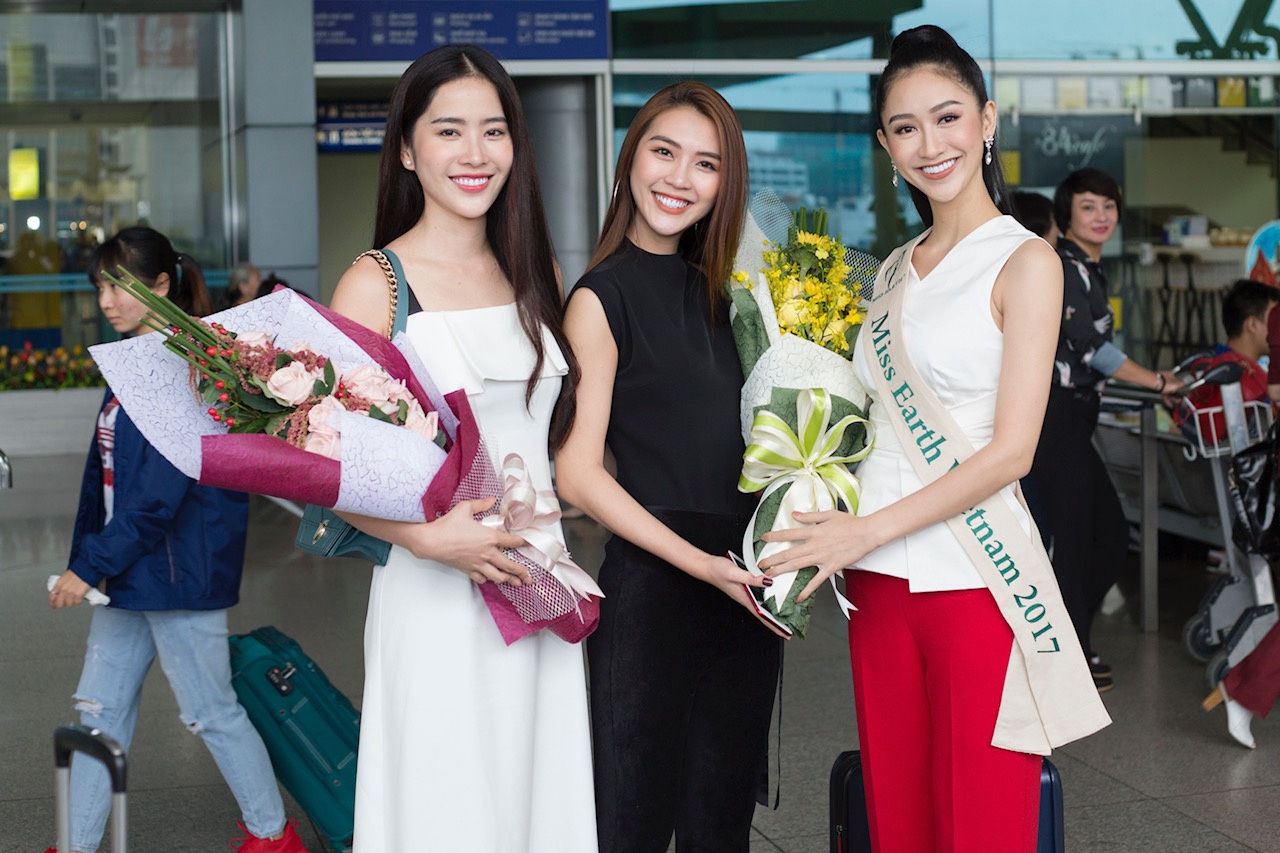 Ha Thu len duong tham gia Miss Earth 2017 anh 2