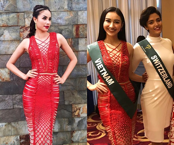 thi sinh Hoa hau dung vay voi my nhan Viet anh 3