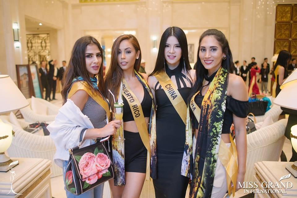 Thí sinh Hoa hậu Hoà bình vừa đến Phú Quốc ảnh 2 Thi sinh Hoa hau Hoa binh vua den Phu Quoc anh 2