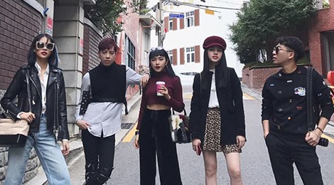 Tin do thoi trang Viet khoe street style o Seoul Fashion Week hinh anh