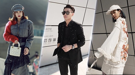 Street style pha cach cua Phi Phuong Anh, Lan Ngoc o Seoul hinh anh