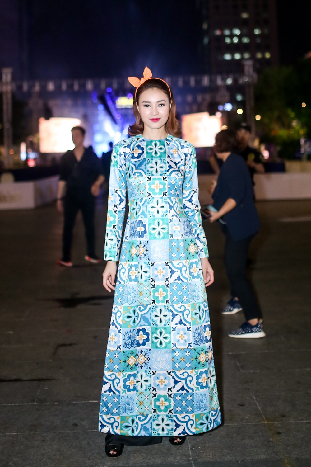 Thanh Loc,  Thanh Ha catwalk tren san dien anh 15