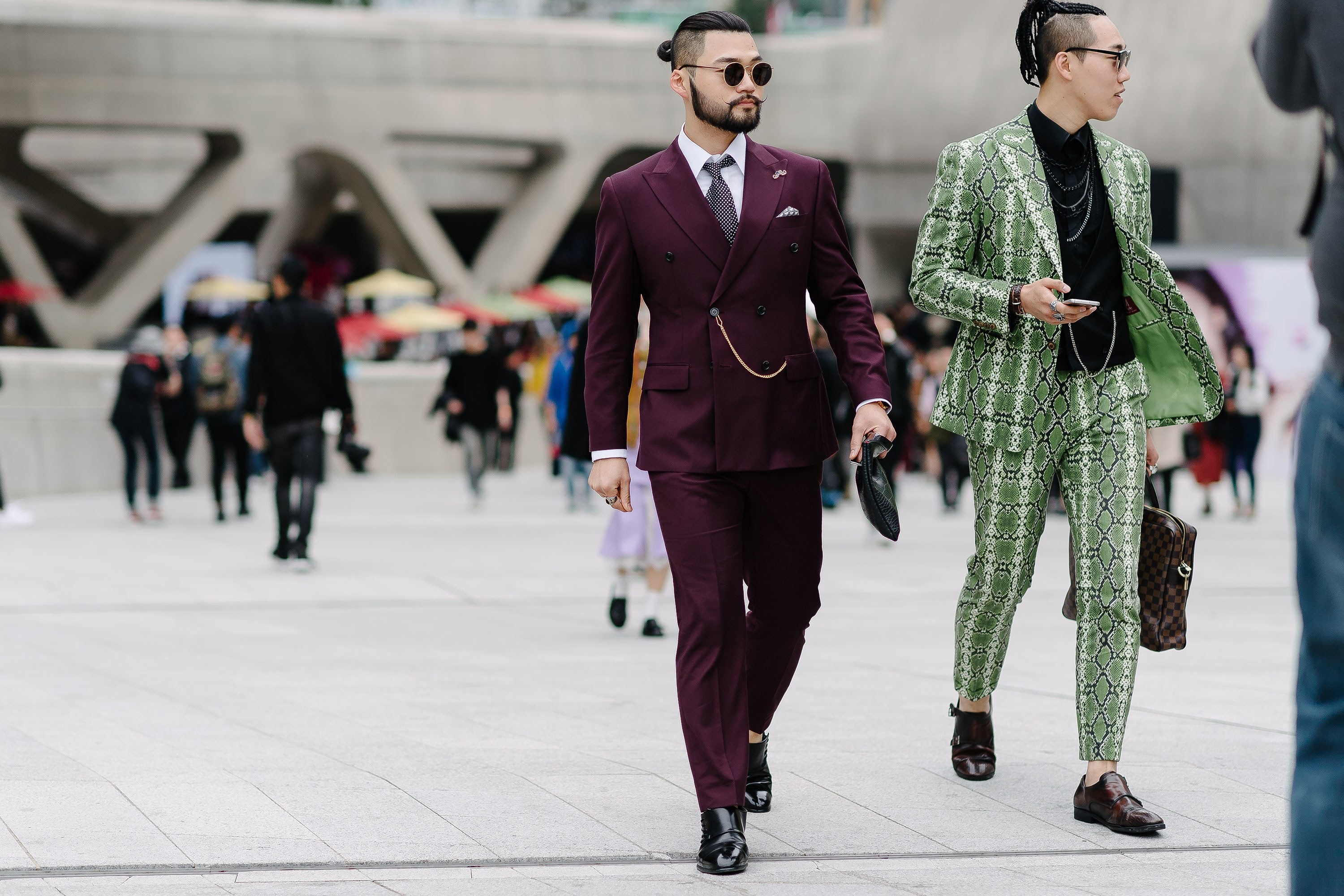 Xu huong street style len ngoi tai tuan le thoi trang Seoul anh 2