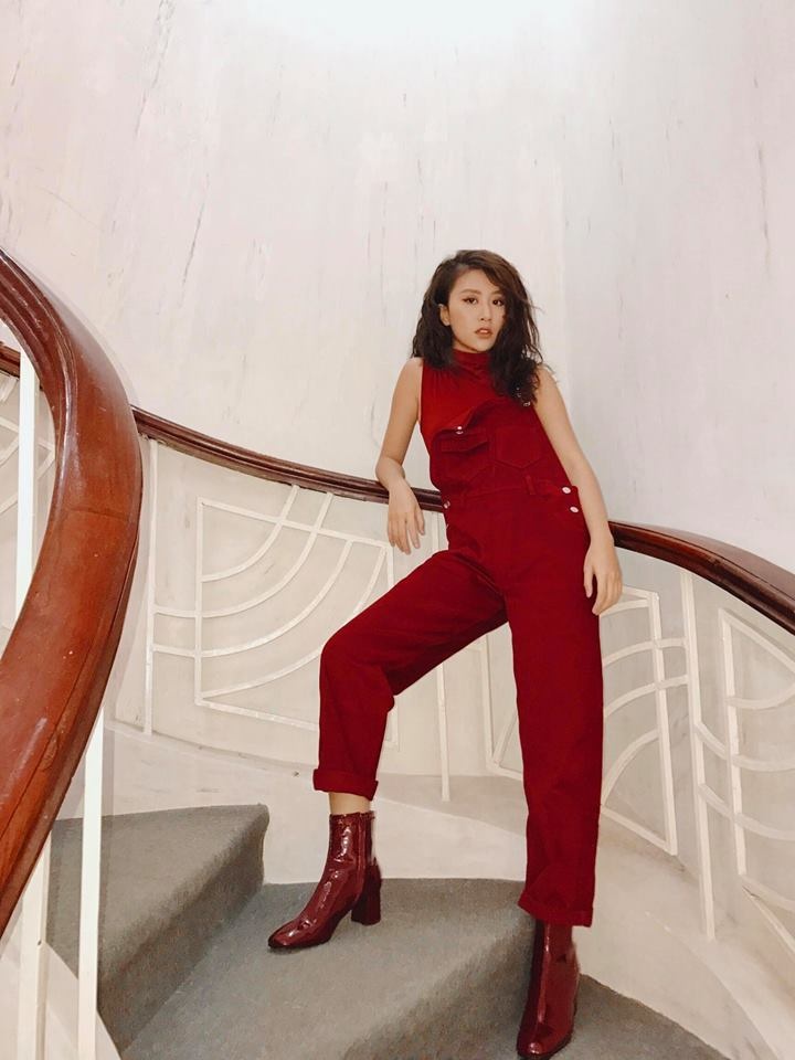 Sao Viet lang xe xu huong giay boots sac do anh 8