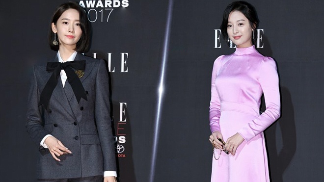 Yoona co dien, Kim Ji Won an van sen sam tren tham do thoi trang hinh anh
