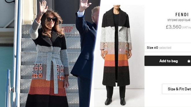 Trang phục hàng hiệu của Melania Trump ảnh 2 Trang phuc hang hieu cua Melania Trump anh 2