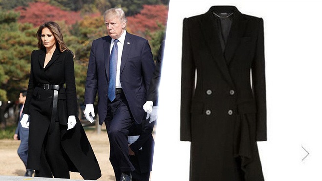 Trang phục hàng hiệu của Melania Trump ảnh 7 Trang phuc hang hieu cua Melania Trump anh 7