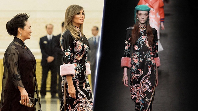 Trang phục hàng hiệu của Melania Trump ảnh 8 Trang phuc hang hieu cua Melania Trump anh 8