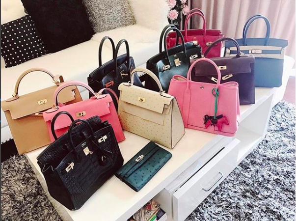 Bo suu tap tui xach hang hieu cua Huyen My anh 1