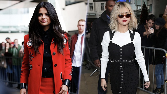 Selena Gomez nang tam phong cach voi mai toc nhuom ca tinh hinh anh