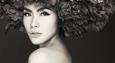 Tang Thanh Ha tai xuat, khoe vai tran goi cam trong bo anh thoi trang hinh anh