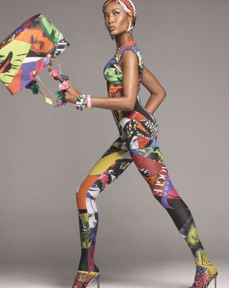 Dan sieu mau lung danh do bo trong chien dich moi cua Versace anh 1