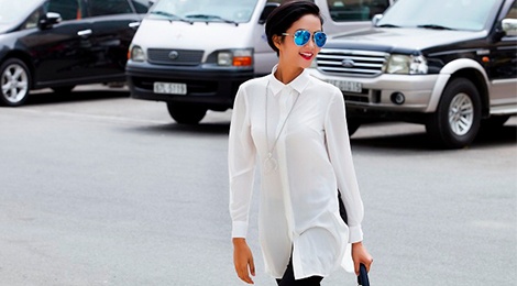 Phong cach thoi trang gian di cua tan Hoa hau Hoan vu H'Hen Nie hinh anh