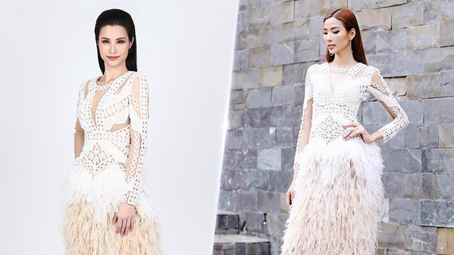 Hoàng Thùy đụng hàng trang phục  ảnh 1 Hoang Thuy dung hang trang phuc anh 1
