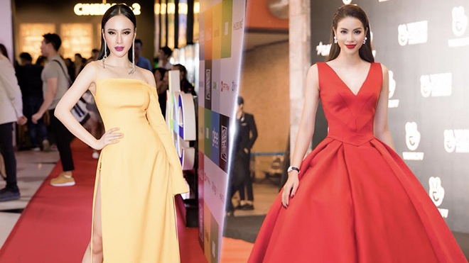 Pham Huong, Angela Phuong Trinh dien trang phuc sac so tuan qua hinh anh