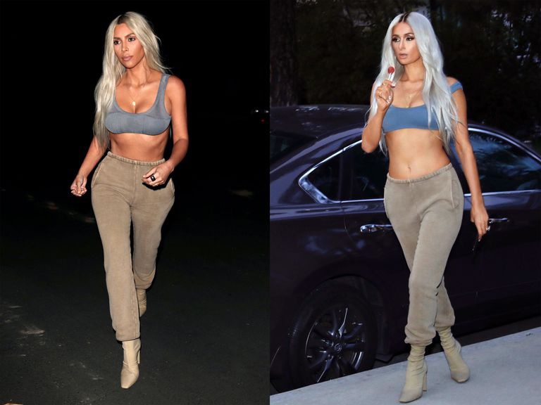 Paris Hilton mặc giống Kim Kardashian ảnh 1 Paris Hilton mac giong Kim Kardashian anh 1