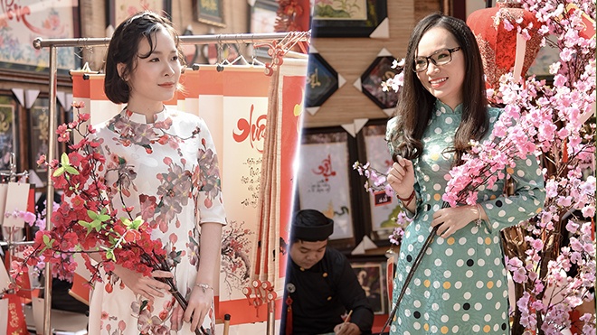 Phai dep Sai Gon no nuc dien ao dai ngay can Tet hinh anh