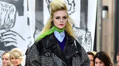 'Cong chua' Elle Fanning tro thanh vedette trong show dien Miu Miu hinh anh