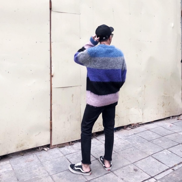 Hoa Minzy,  Hoang Lu lang xe kieu dien giay dap got anh 2