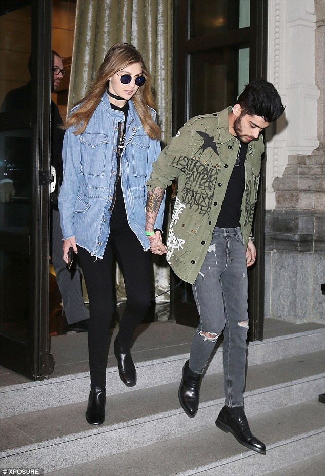 thoi trang Gigi va Zayn anh 7