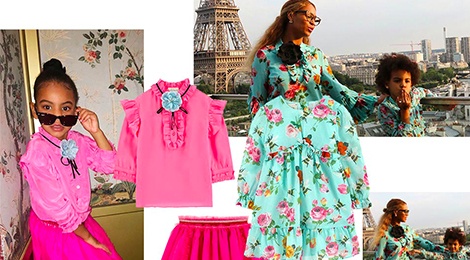 Boc gia tu do hang hieu cua con gai 6 tuoi nha Beyonce va Jay-Z hinh anh