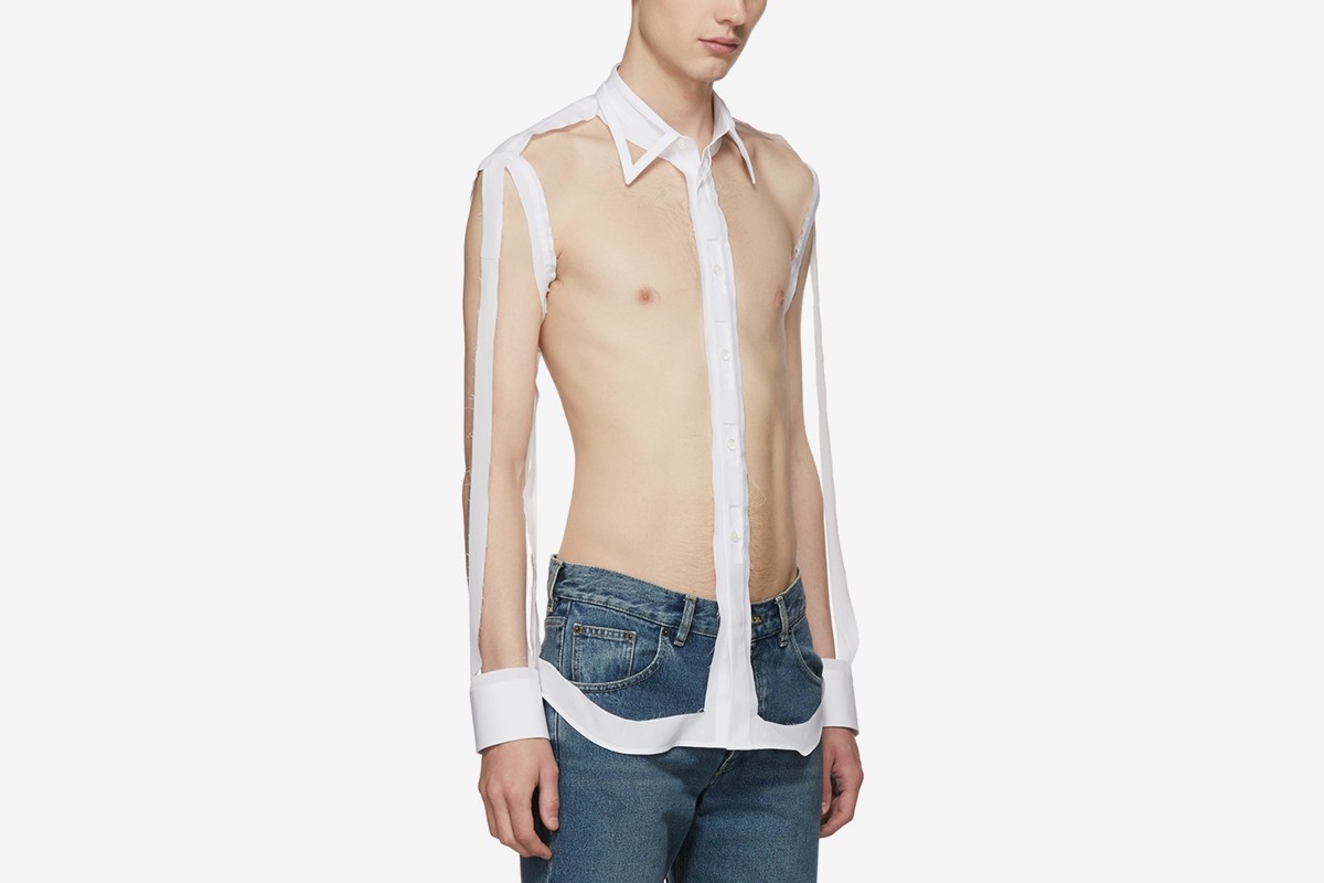 Chiếc áo trong suốt đắt đỏ của Maison Margiela ảnh 1 Chiec ao trong suot dat do cua Maison Margiela anh 1