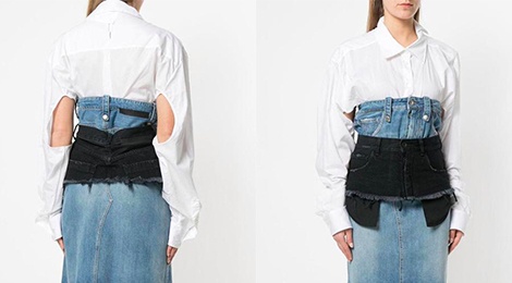 Kieu vay jeans 2 cap ky la co gia hon 30 trieu dong hinh anh