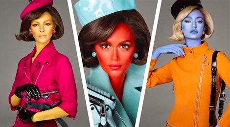 Dan mau hoa nguoi ngoai hanh tinh trong bo anh thoi trang hinh anh