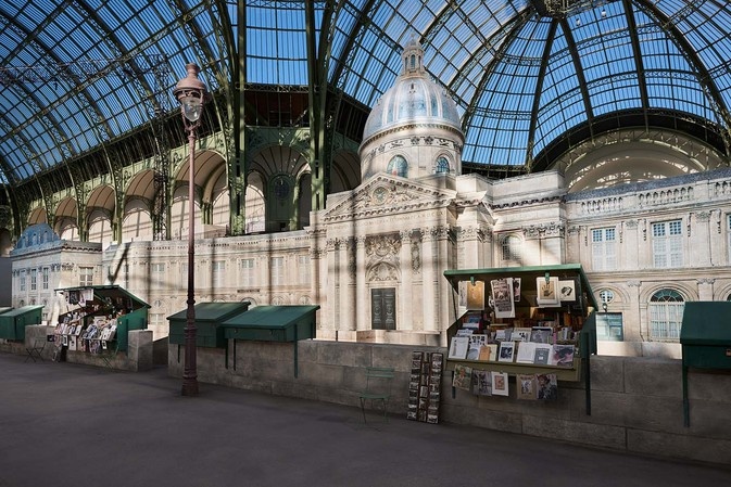 Khu pho Paris tai dung tren san dien Chanel anh 1